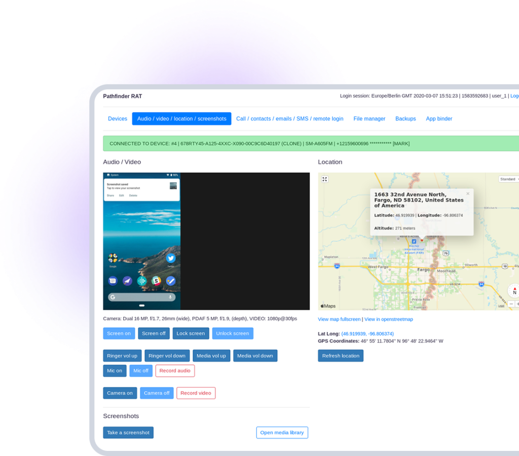 frame 1 phone tracking system final