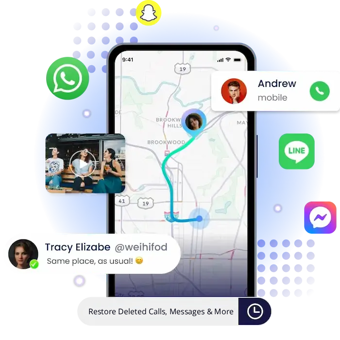 phone features background image